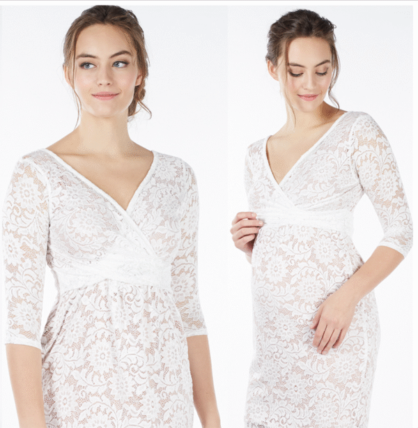 VESTIDO CHANTEL 3/4  - BLANCO - Imagen 2